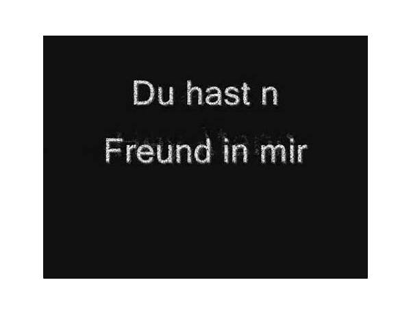 Du hast \'nen Freund in mir de Lyrics [Florian Künstler]