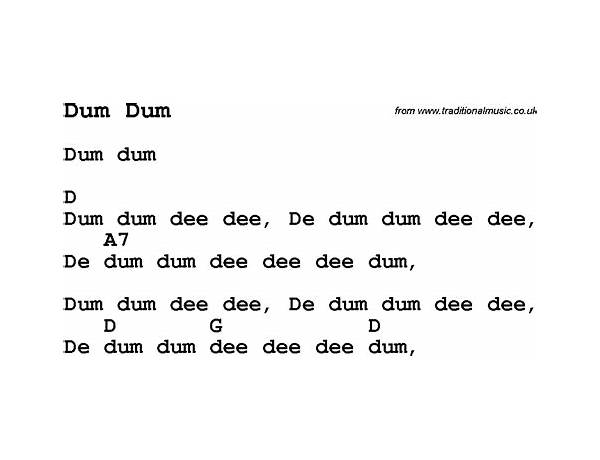 Dum Dumb en Lyrics [Trench Baby]