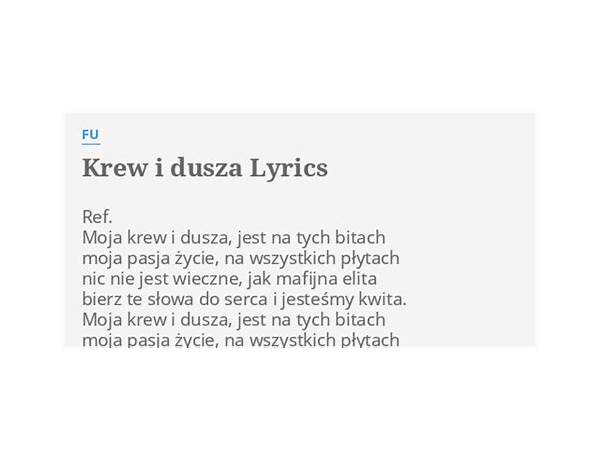 Dusza pl Lyrics [Radzias]