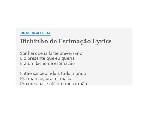 ESTIMAÇÃO pt Lyrics [Maria Reis]