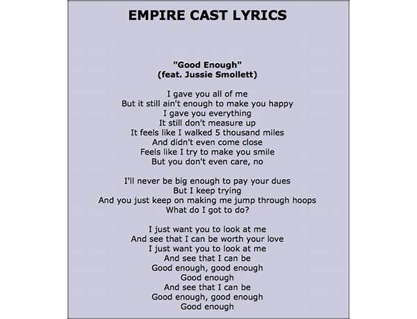 Empire en Lyrics [Jay Clique]