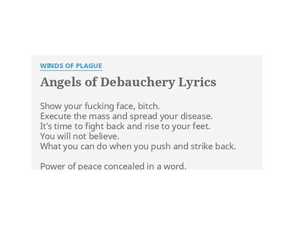 Empty Angels Of Debauchery en Lyrics [Gortal]