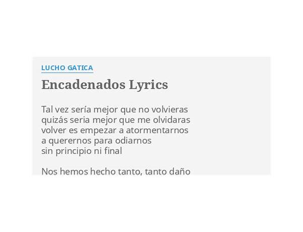 Encadenados es Lyrics [Pastora Soler]