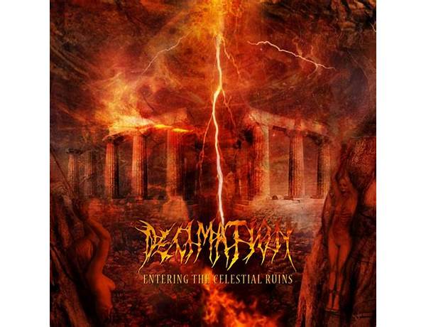 Entering the Celestial Ruins en Lyrics [Decimation]