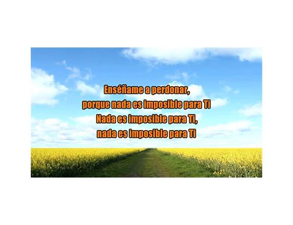 Es Imposible es Lyrics [Elida Reyna y Avante]