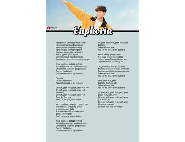 Euphoria en Lyrics [MICHIGANBLUEHELL]