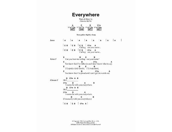 Everywhere en Lyrics [Mo Pitney]