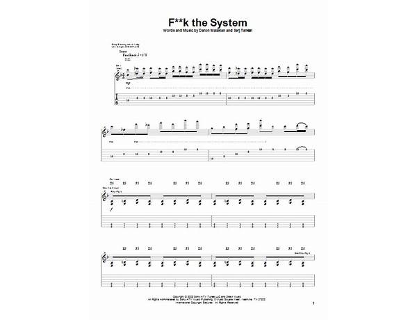F*ck The System en Lyrics [Kaye (AUS)]
