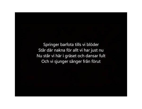 Förut sv Lyrics [Z.E]