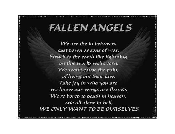 Fallen Angels en Lyrics [Black Veil Brides]
