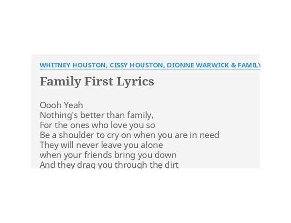 Family first en Lyrics [Kash_nlefan1]