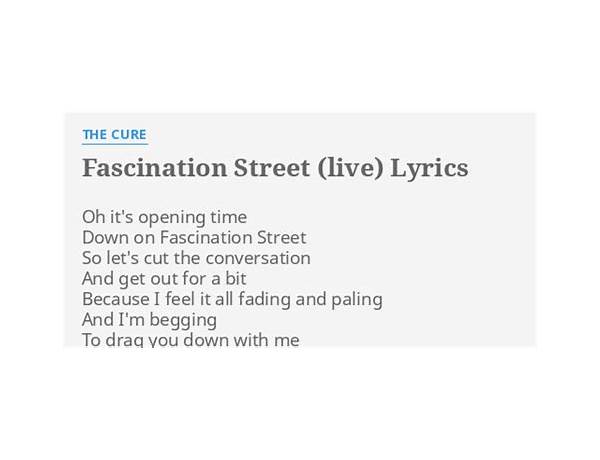 Fascination Street en Lyrics [Inspector]