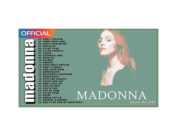 Featuring: Madonna, musical term