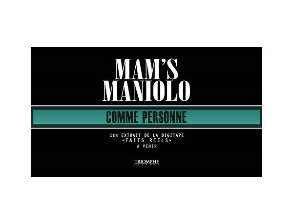 Featuring: Mam’s Maniolo, musical term