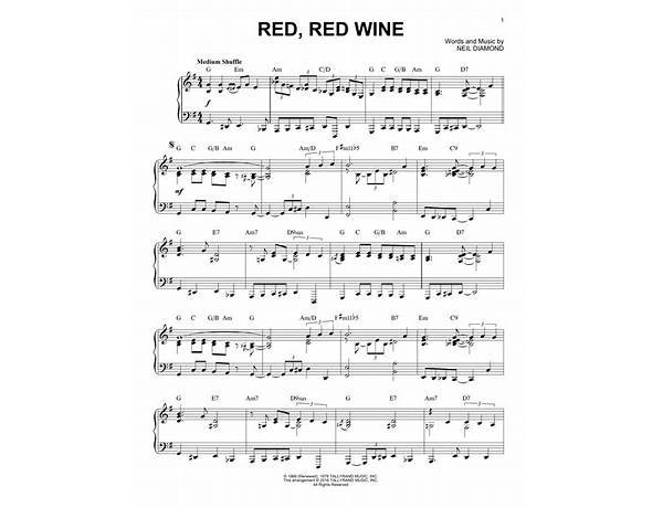 Featuring: Redwine, musical term