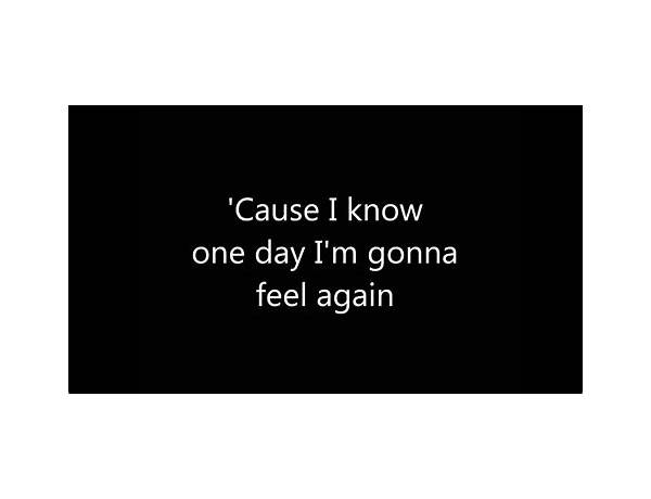 Feel Again en Lyrics [Taio Cruz]