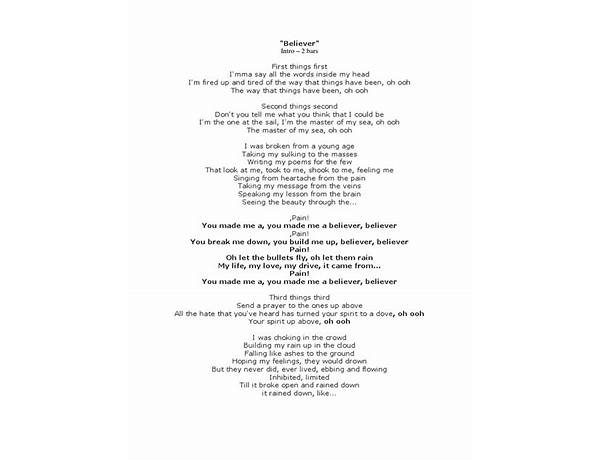 Final Page en Lyrics [Dreaming Madmen]