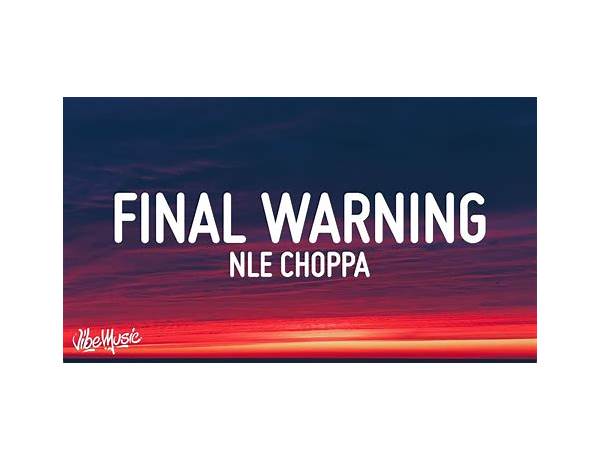 Final Warning en Lyrics [Eterna]