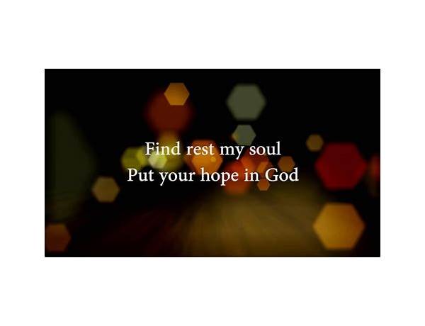 Find Rest en Lyrics [Francesca Battistelli]