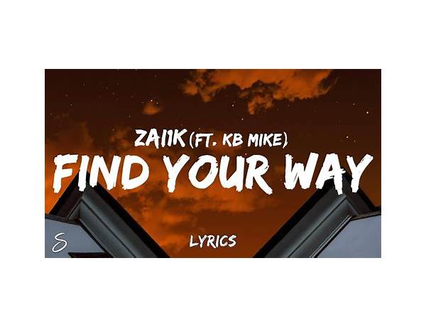 Find Your Way en Lyrics [Twarres]