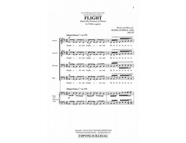 Flight en Lyrics [John Denver]