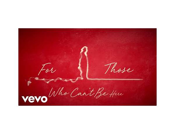For Those Who Can\'t Be Here en Lyrics [Tom Walker]