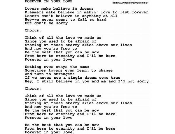 Forever en Lyrics [Eric Hutchinson]