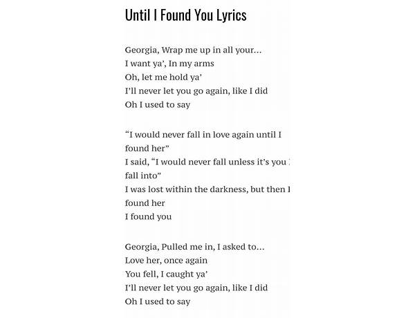 Found You en Lyrics [Bay Swag]