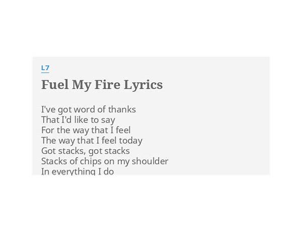 Fuel to my fire en Lyrics [ChackY YEN]