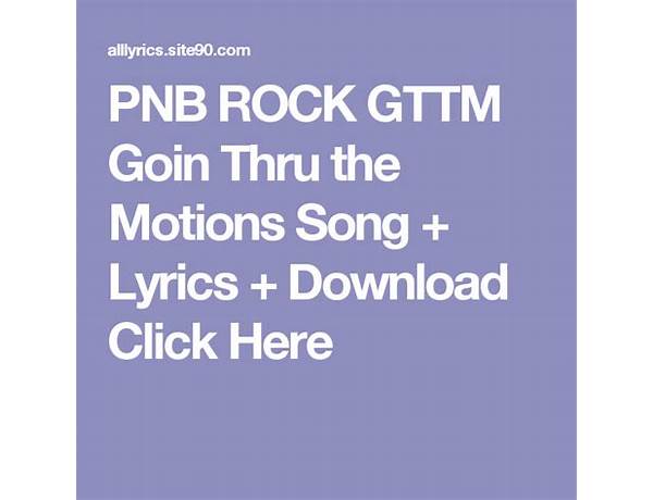 GTTM en Lyrics [Serayah]