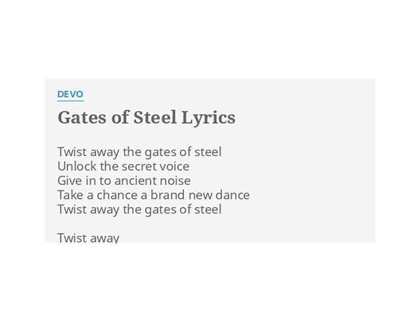 Gates of Steel en Lyrics [Devo]