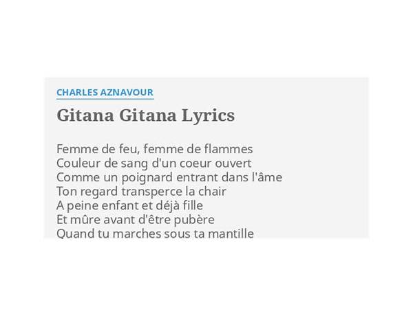 Gitana gitana fr Lyrics [Charles Aznavour]