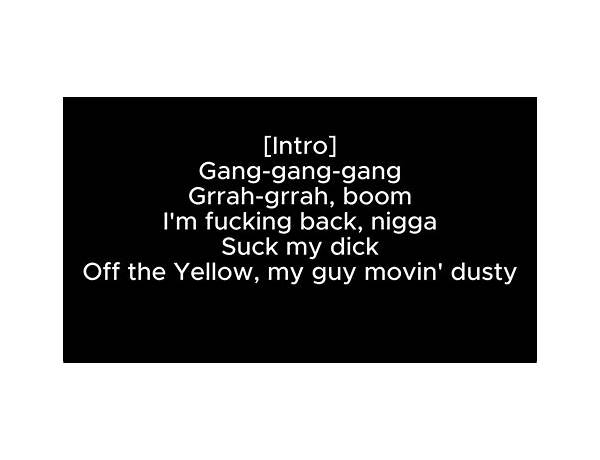 Glizzy en Lyrics [4kMazii]