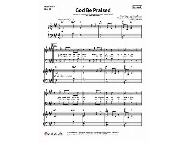 God Be Praised en Lyrics [Gateway Worship]