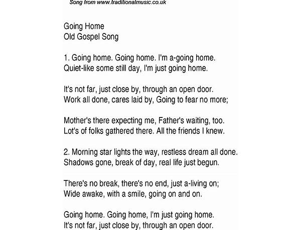 Going Home en Lyrics [Smokie]