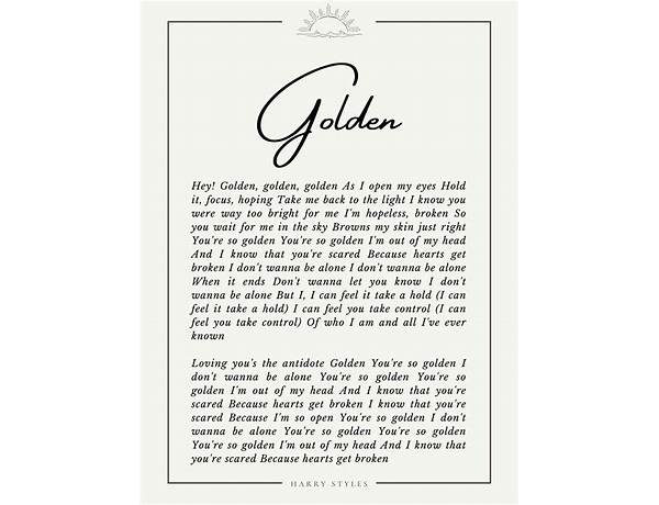 Gold en Lyrics [Ida Kudo]