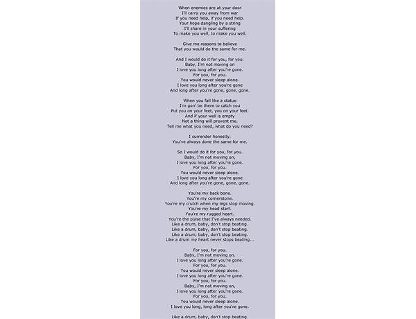 Gone en Lyrics [Daughtry]