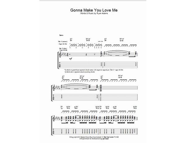 Gonna Make You Love Me en Lyrics [Ryan Adams]