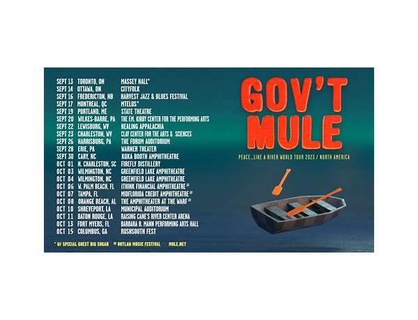 Govt Mule Announces World Tour