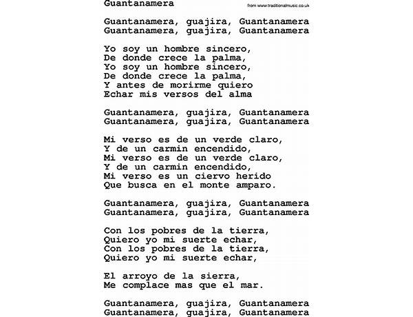 Guantanamera es Lyrics [Banda Bassotti]