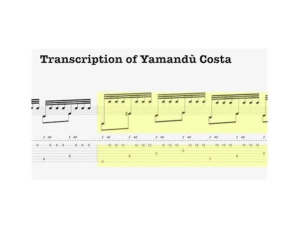 Guitar: Raimon Costa, musical term