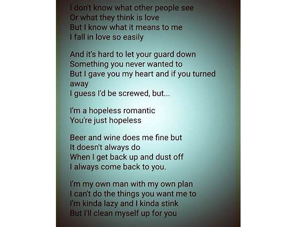 HOPELESS ROMANTIC en Lyrics [HELLOCYKA]