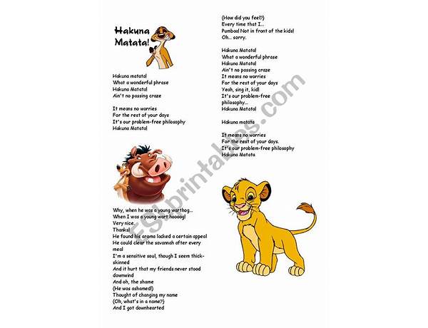 Hakuna Matata en Lyrics [Goyard Ibn Said, Ghais Guevara]