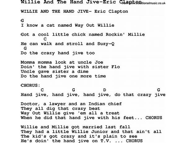 Hand Jive en Lyrics [Total Navajo]