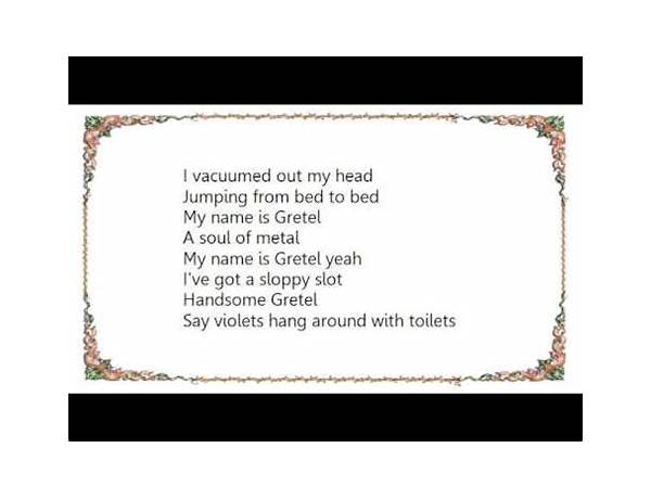 Handsome and Gretel en Lyrics [Babes In Toyland]