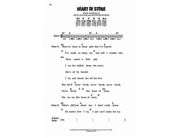 Heart Of Stone en Lyrics [Yokai Dreams]