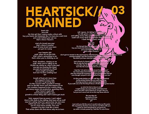 Heartsick en Lyrics [Dryvia]