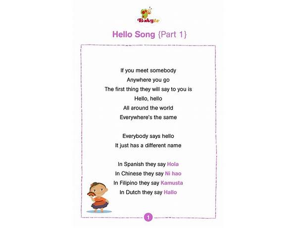 Hello en Lyrics [J-$killz]