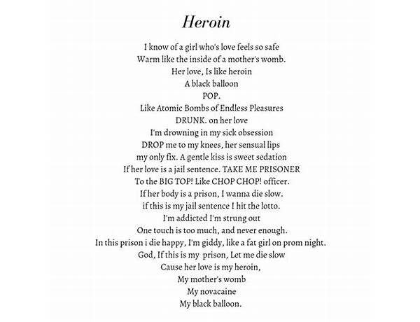 Heroin Addiction en Lyrics [Bishop Nehru]