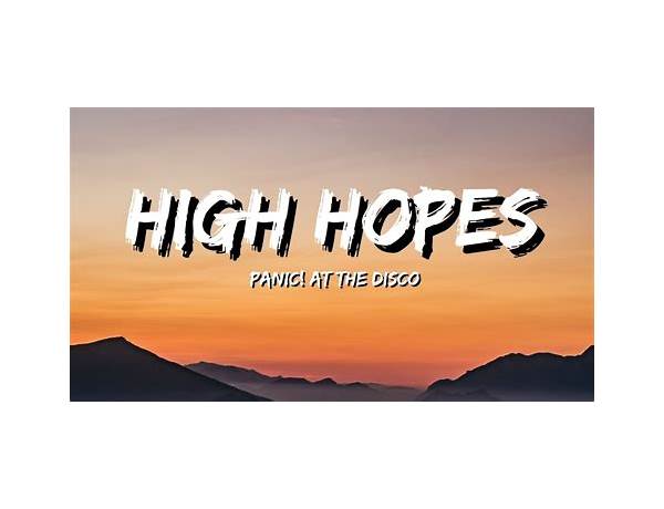 High Hopes en Lyrics [Panic! at the Disco]